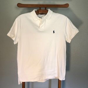 Classic white polo